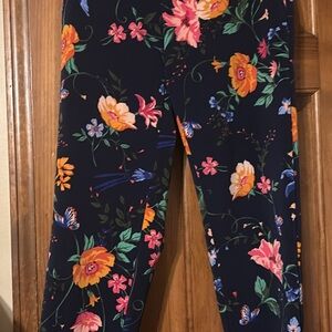 Old Navy Floral Ankle Pants - Multicolor